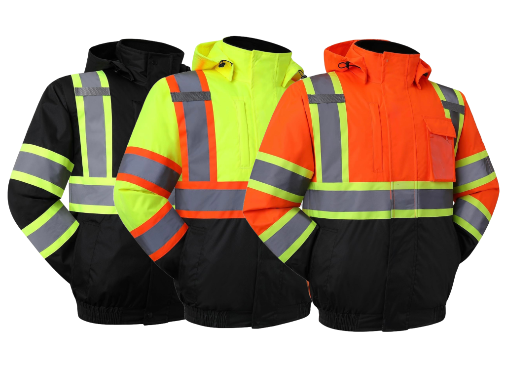 Renegade Sportswear Hooded Men's High Viz Class 3 Heavy Weight